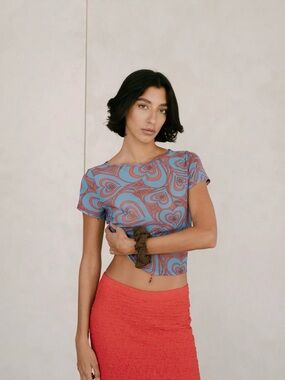 Lisah says gah Mesh Top